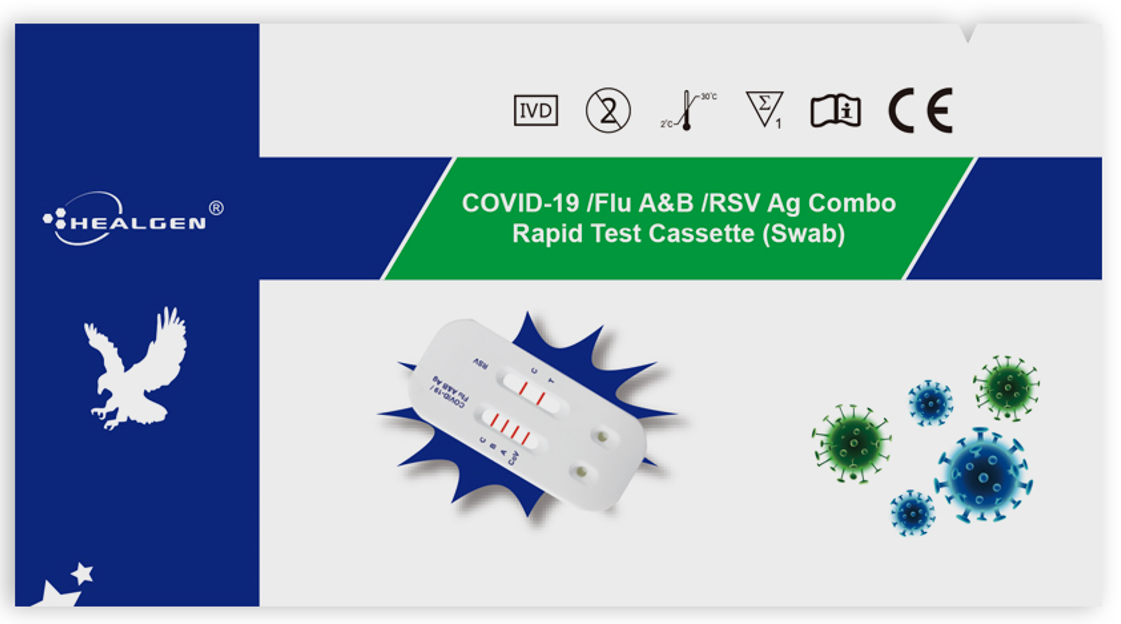 4-in-1 COVID19, Flu A&B and RSV (single test)