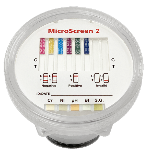 MicroScreen2 urine drug testing cup